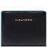  Blue Square Portafoglio Protezione RFID Vera Pelle 11 cm Variante black