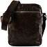  Fico Borsa a tracolla Vera Pelle 19 cm Variante verde militare