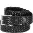  Cintura business in pelle intrecciata Variante black | 110 cm