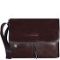  Messenger blu quadrato in pelle 37 cm Scomparto per laptop Variante mahagonibraun
