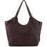  Calm Weave Borsa shopper Vera Pelle 45 cm Variante dark chocolate