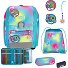  Genius Exklusiv Safety Light Set di borse per la scuola Variante Happy Rainbow