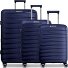  London 4 ruote Set di valigie 3 pezzi espandibile Variante dark blue