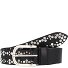  Cintura con borchie in pelle Variante schwarz | 75 cm
