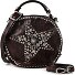  Eufemia Mini borsa a mano Vera Pelle 18 cm Variante moro