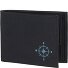  New Cryptan Portafoglio Protezione RFID 8.5 cm Variante schwarz-windrose 2.0 cyan