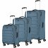  Skaii 4 Roll Suitcase Set 3pcs. Variante panoramablau