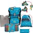  ErgoFlex Easy LED Set di borse per la scuola 5 pezzi Variante Rainbow Star