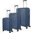  Mooby 4 ruote Set di valigie 3 pezzi Variante marine