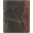  Portafoglio Hunter RFID in pelle 10 cm Variante khaki-brown