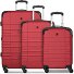 Amplar Evo 4 ruote Set di valigie 3 pezzi con piega di espansione Variante ruby Amplar Evo 4 ruote Set di valigie 3 pezzi con piega di espansione Variante ruby