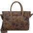  Vintage Borsa shopper Pelle 36 cm Variante brown