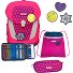  Sunny II Neon Safety Set di borse per la scuola 4 pezzi Variante pink glow