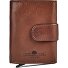  Newport Portafoglio Protezione RFID Vera Pelle 9.5 cm Variante coffee