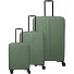Air Stripe 4 ruote Set di valigie 3 pezzi con piega di espansione Variante green  Air Stripe 4 ruote Set di valigie 3 pezzi con piega di espansione Variante green