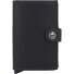  Miniwallet Custodia originale per carte di credito Portafoglio RFID in pelle 6,5 cm Variante black-navy