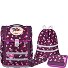  Perfecto Set di borse per la scuola 5 pezzi Variante Ruby