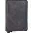  Slimwallet Custodia per carta di credito Protezione RFID Pelle 6.5 cm Variante chocolate