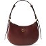  Half Moon Borsa a spalla Vera Pelle 26 cm Variante burgundy wine