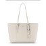  Bologna Borsa shopper XL in pelle 35 cm Variante cream