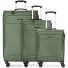 Melbourne 3.0 Set di valigie a 4 ruote, 3 pezzi, con piega elastica Variante olive Melbourne 3.0 Set di valigie a 4 ruote, 3 pezzi, con piega elastica Variante olive