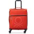 x Colors Benetton Color Block Trolley da cabina a 4 ruote da 55 cm con piega ad espansione Variante red x Colors Benetton Color Block Trolley da cabina a 4 ruote da 55 cm con piega ad espansione Variante red