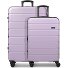  Miami 4 ruote Set di valigie 2 pezzi con piega di espansione Variante lilac