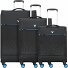 Set di valigie Crosslite 4 rotoli 3 pz. Variante nero