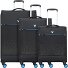Set di valigie Crosslite 4 rotoli 3 pz. Variante nero Set di valigie Crosslite 4 rotoli 3 pz. Variante nero