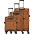 Briize 4 ruote Set di valigie 3 pezzi con piega di espansione Variante curry Briize 4 ruote Set di valigie 3 pezzi con piega di espansione Variante curry