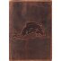  Portadocumenti vintage in pelle 12 cm Variante karpfen