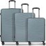  Dallas 3.0 Set di valigie a 4 ruote 3 pezzi con pieghe elastiche Variante grey