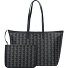 Monogram Zely Borsa shopper 37 cm Variante mono noir beige Monogram Zely Borsa shopper 37 cm Variante mono noir beige
