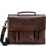  Memphis Cartella XXL 3 scomparti in pelle 39 cm Variante dark brown