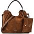  Era Borsa a spalla Vera Pelle 41 cm Variante cognac