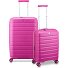  B-Flying 4 ruote Set di valigie 2 pezzi espandibile Variante fucsia