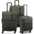  Metropolitan 4 ruote Set di valigie 3 pezzi espandibile Variante green