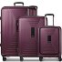  Essentials 14 4 ruote Set di valigie 3 pezzi espandibile Variante aubergine metallic
