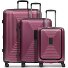  Essentials 14 4 ruote Set di valigie 3 pezzi con piega di espansione Variante aubergine metallic