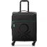 x Colors Benetton Color Block Trolley da cabina a 4 ruote da 55 cm con piega ad espansione Variante black x Colors Benetton Color Block Trolley da cabina a 4 ruote da 55 cm con piega ad espansione Variante black