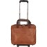  Ivy Lane 2 ruote Trolley business Vera Pelle 36 cm Vano porta PC Variante cognac/braun