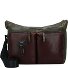 Harper borsa a tracolla in pelle 34 cm scomparto per laptop Variante green-dark brown Harper borsa a tracolla in pelle 34 cm scomparto per laptop Variante green-dark brown
