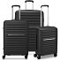 Ibiza 4 ruote Set di valigie 3 pezzi Variante schwarz Ibiza 4 ruote Set di valigie 3 pezzi Variante schwarz
