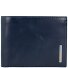 Portacarte di credito quadrato blu in pelle 12,5 cm Variante nachtblau Portacarte di credito quadrato blu in pelle 12,5 cm Variante nachtblau