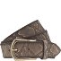 Cintura Sabia in pelle Variante dunkel grau/gold metallic | 85 cm Cintura Sabia in pelle Variante dunkel grau/gold metallic | 85 cm