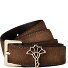  Cintura Vera Pelle Variante m`brown | 100 cm