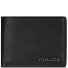  Portafoglio RFID in pelle 12 cm pieghevole con zip Variante black