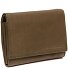  Avola Portafoglio Protezione RFID Vera Pelle 14 cm Variante olive green