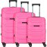 Strz by Asteroid 4 ruote Set di valigie 3 pezzi con piega di espansione Variante intense magenta Strz by Asteroid 4 ruote Set di valigie 3 pezzi con piega di espansione Variante intense magenta