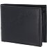  Leather Portafoglio Protezione RFID Vera Pelle 12 cm Variante schwarz-footsteps 2.0